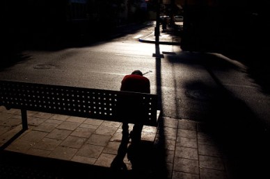Deserted city on Shabbat. Tel Aviv 2005.
